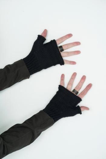 小物 DEVOA Knit glove cotton/cashmere DEVOA Knit glove cotton/cashmere KTS-CHFG - Too Jenis Online