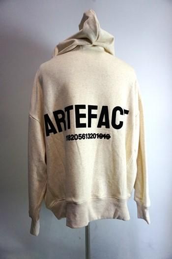 A.F ARTEFACT DRAPE SWEAT HOODIE ボンバーヒート A.F ARTEFACT