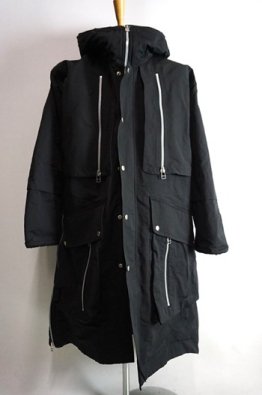 A.F ARTEFACT Teddy Fleece Lining Zip Hoodie Coat