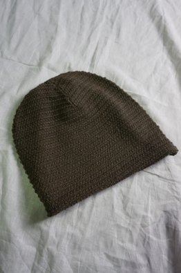 DEVOA Knit Cap cotton/nylon / linen