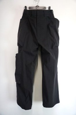 ALMOSTBLACK Woven Big Pocket Pants