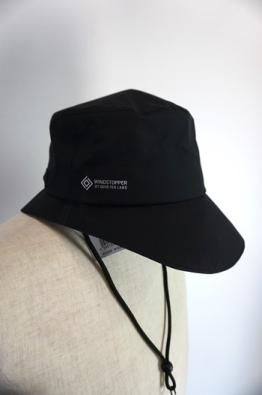 D-VECALMOSTBLACK WINDSTOPPER BY GORE-TEX LABS 3L S.D.G.HAT