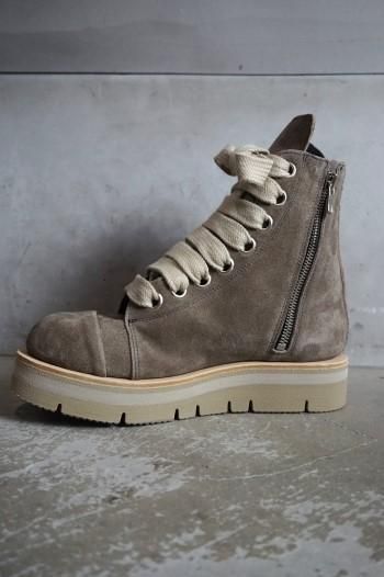 A.F ARTEFACT×Portaille Soft Suede Laced Boots ag-9098-1 - エーエフ
