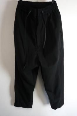 [ISŌ]: Drop crotch Pants 60/2 cotton gabardine