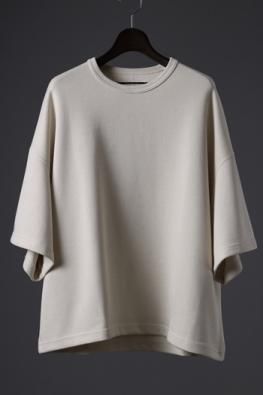 N/07 OVERSIZE TOP RIBBED CARDBOARD KNIT JERSEY