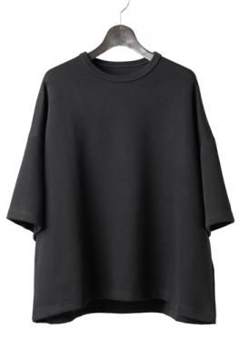 N/07 OVERSIZE TOP RIBBED CARDBOARD KNIT JERSEY