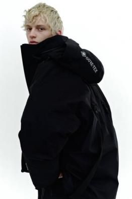 D-VECALMOSTBLACK GORE-TEX PRODUCT 40DY/CK 3L x PRIMALOFT COAST GUARD SHELL							