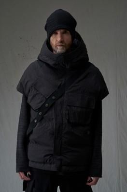 DEVOA Down vest Shrink cotton / nylon
