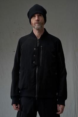 DEVOA MA-1 jacket wool gabardine