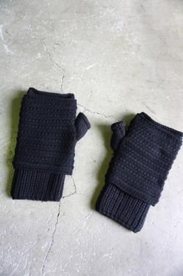 DEVOA Knit glove cotton / cashmere