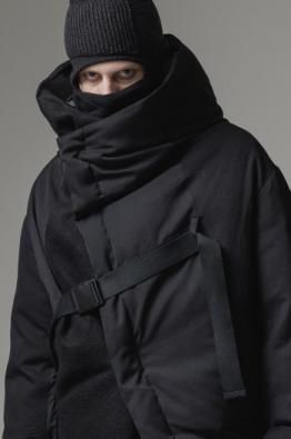 [ISŌ]: Down jacket  wool / polyester combination 