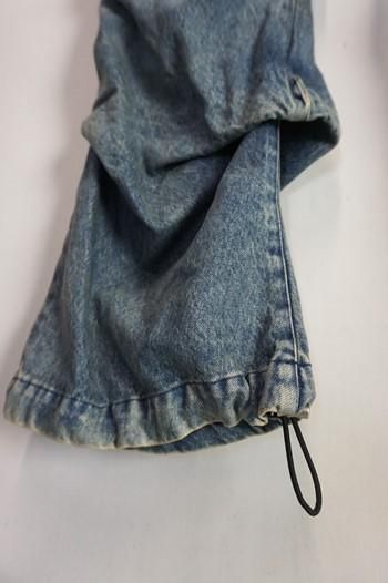 A.F ARTEFACT ag-8060 Denim Tuck Slim Baggy Pants - エーエフ 