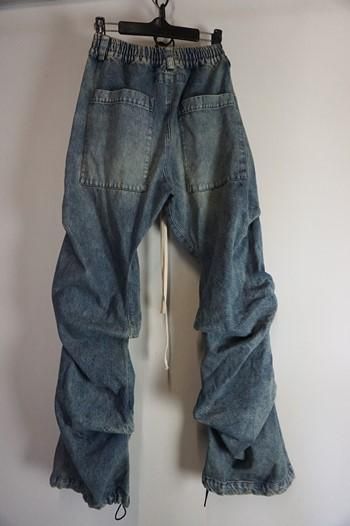 A.F ARTEFACT ag-8060 Denim Tuck Slim Baggy Pants - エーエフ A.F ARTEFACT ag-8060 Denim Tuck Slim Baggy Pants - エーエフ