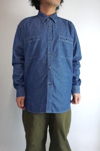 Sewing Chop O'alls CHAMBRAY SHIRT SC241S01 - Too Jenis