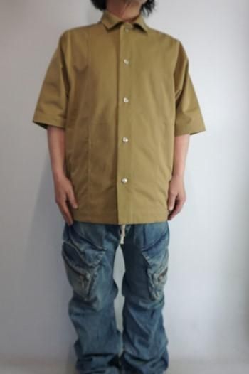 A.F ARTEFACT Twill Half Sleeve Shirts ag-11012-1 - エーエフ