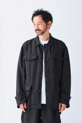 <img class='new_mark_img1' src='https://img.shop-pro.jp/img/new/icons14.gif' style='border:none;display:inline;margin:0px;padding:0px;width:auto;' />SUS-SOUS military jacket(linen wool natural finish)
