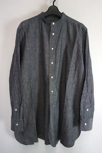 SUS-SOUS natural vintage chambray shirt 011SS011 - シュスの