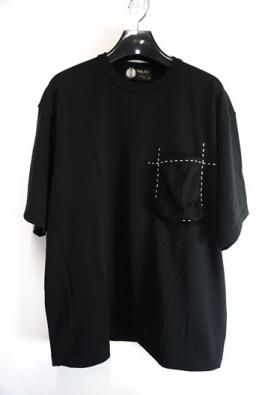 OBLADI HAND -GATHERED POCKET T-SHIRT