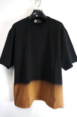 OBLADI BOTTOM BLEACHEAD T-SHIRT IN ORANGE