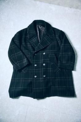 <img class='new_mark_img1' src='https://img.shop-pro.jp/img/new/icons14.gif' style='border:none;display:inline;margin:0px;padding:0px;width:auto;' />CROMÄGNON COAT SHETLAND WOOL CHECK
