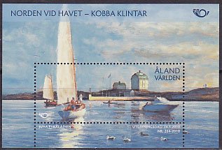 オーランドの切手・ノルデン海辺・小型シート・２０１０