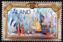 オーランドの切手・2007年・トーベ・ヤンソンの絵画