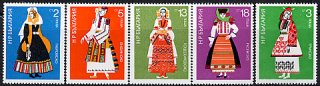 ブルガリアの切手・1975年・民族衣装（5）