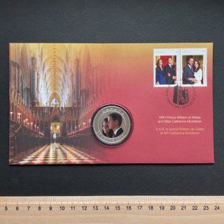 カナダの切手・2011年・英国ロイヤルウェディング・コインカバー