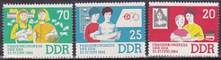 東ドイツの切手・1964年・女性会議（3）