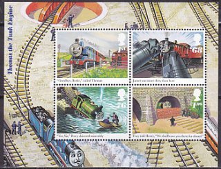 イギリスの切手・2011年・機関車トーマス・小型シート