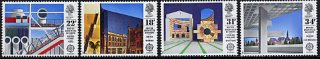 イギリスの切手・1987年・ヨーロッパ・著名な建築（４）