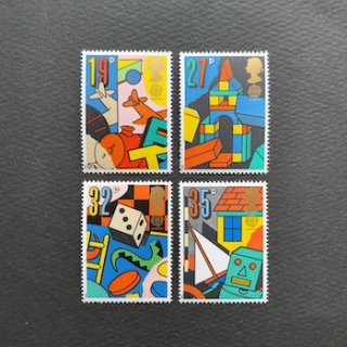 イギリスの切手・1989年・ヨーロッパ切手・子どもの遊び（4）