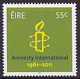 アイルランドの切手・2011年・アムネスティ・インターナショナル50年