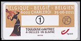 ベルギーの切手・自動化切手・ロートレック・２０１１（セルフ糊）