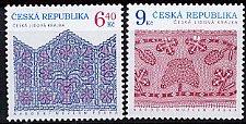 チェコの切手・2003年・国立博物館・レース編み（2）