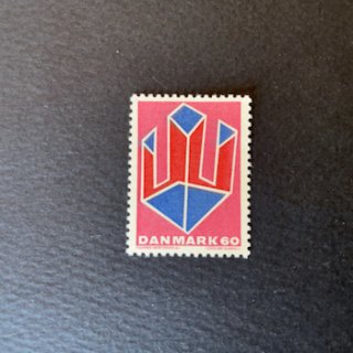 デンマークの切手・1969年・アート・キューブ