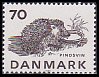 デンマークの切手・1975年・ハリネズミ