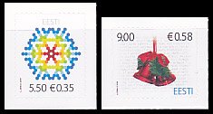 エストニア・クリスマス・切手・２００９（２）（セルフ糊）