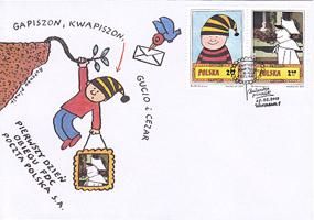 ポーランド・絵本のキャラクター・2011・FDC - 外国切手