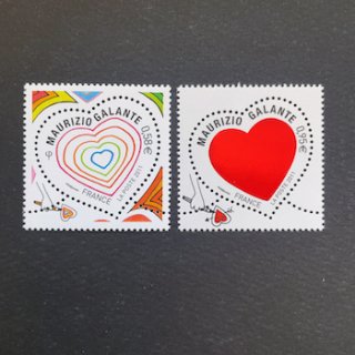 フランスの切手・2011年・バレンタイン・マウリツィオ・ガランテ（2）