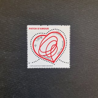 フランスの切手・バレンタイン・アデリーヌ・アンドレ・２０１２