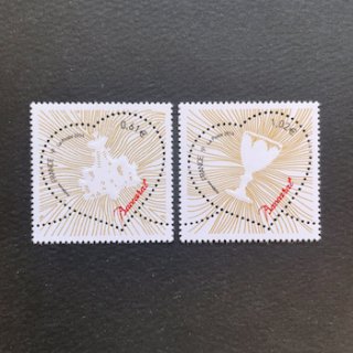 フランスの切手・2014年・バレンタイン・バカラ（2）