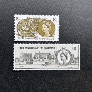 イギリスの切手・1965年・議会700年（2）