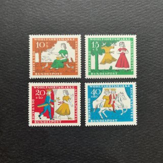 ドイツの切手・1965年・グリム童話シンデレラ（4）