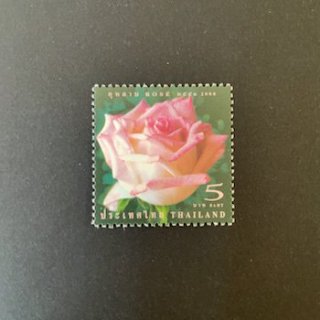 タイの切手・バラの花・２００８
