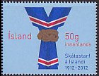 アイスランドの切手・2012年・スカウト100年