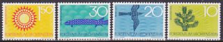 リヒテンシュタインの切手・自然保護４種・１９６６（４）