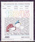 メキシコの切手・1982年・郵便番号導入