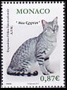 モナコの切手・国際キャットショウ・２０１１