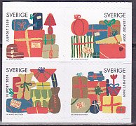 スウェーデン・クリスマス切手・２００９（セルフ糊）